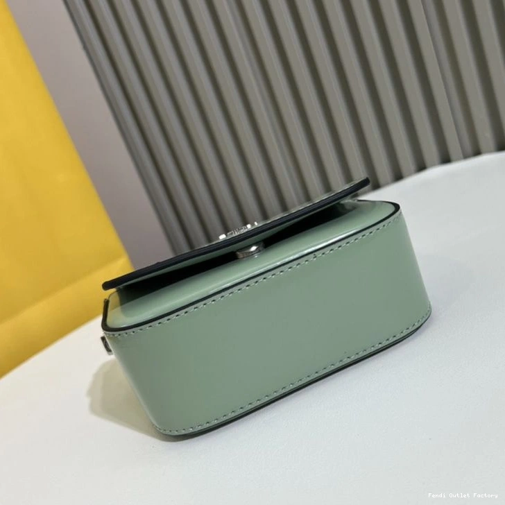 Cheap HOT Leather In Bag Green Calf Fendi F Nano 0819